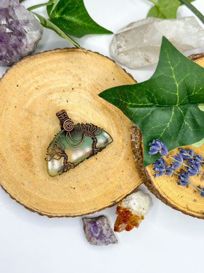 "Gradient Aura" Fluorite Pendant