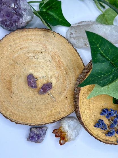 "Amethyst" Stud Earrings