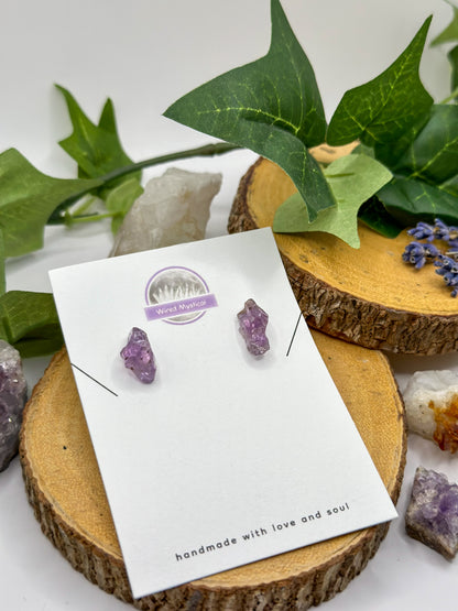 "Amethyst" Stud Earrings