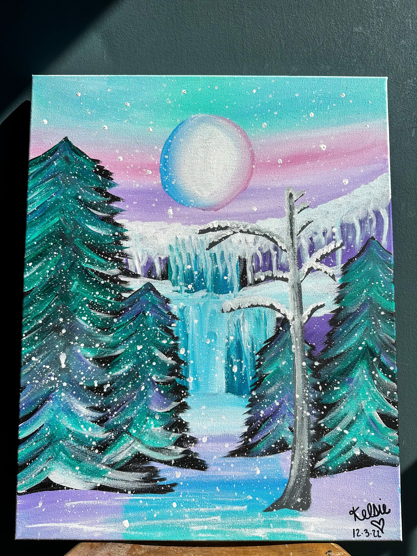 "Winter Falls" 5x7 Art Prints